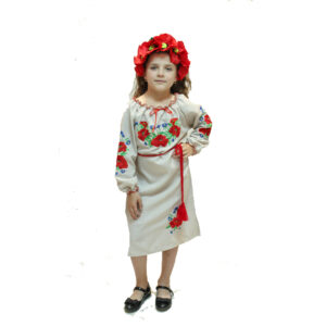 Українка в сукні